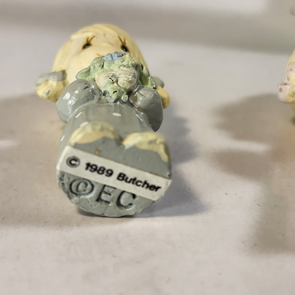 1989 Enesco Precious Moments Mini Pewter Wedding Party Set. - Picture 11 of 16